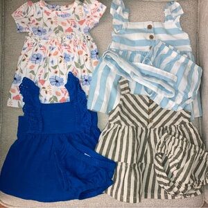 Carter's Romper/Dresses - Set of 4